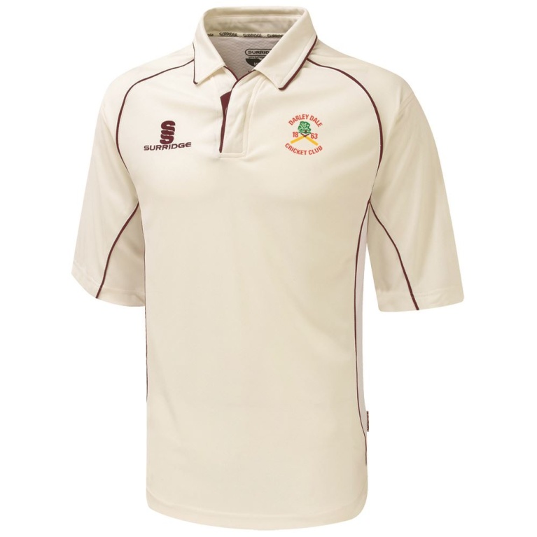 Darley Dale Cricket Club Premier 3/4 Sleeve Playing Shirt