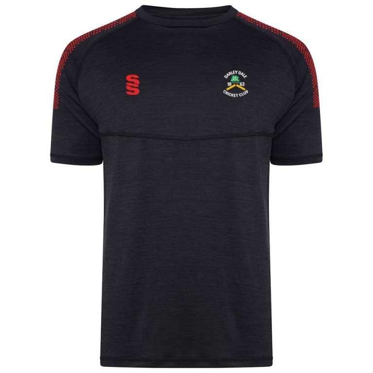 Women's Dual Gym T-shirt : Black Melange